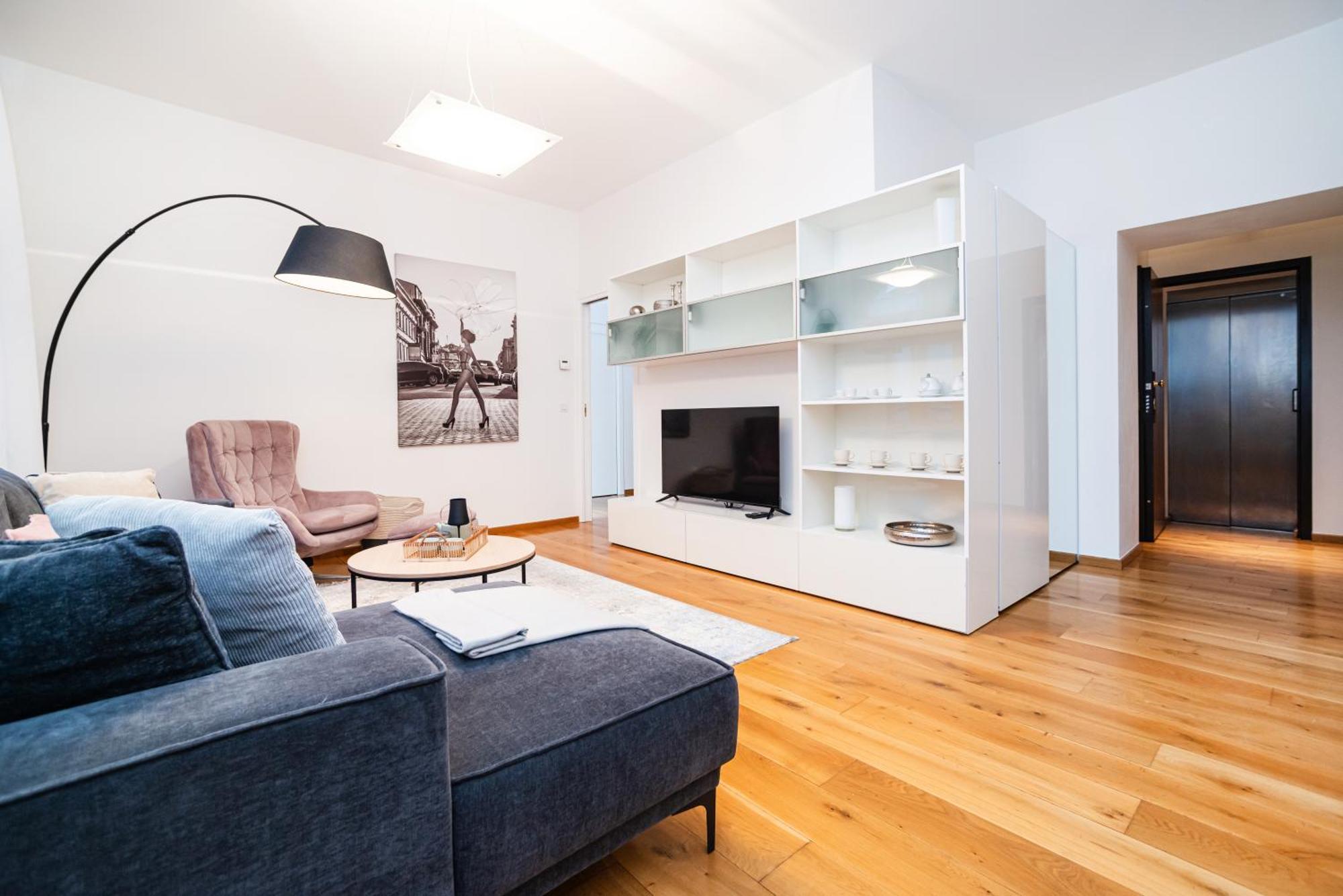 Large And Stylish In Apartament *